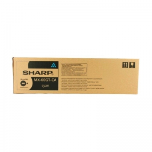 Тонер-картридж Sharp MX61GTCA голубой для MX3050N / MX3550N / MX4050N / MX3060N / MX3560N / MX2651 (24К) (MX61GTCA/MX60GTCA)