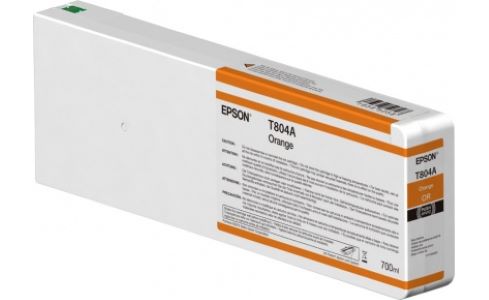 Картридж Epson Singlepack T804A00 UltraChrome HDX 700мл оранжевый (C13T804A00)
