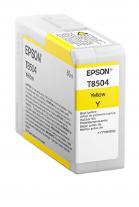 Картридж Epson T850400 UltraChrome HD ink 80ml желтый. (C13T850400)