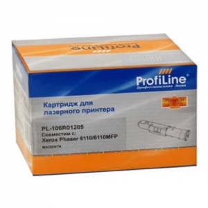 Картридж ProfiLine 106R01205 для Rank Xerox Phaser 6110/6110MFP пурпурный 1к (PL_106R01205)