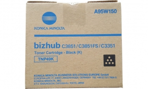 Тонер-картридж TNP-49K Konica Minolta bizhub C3351/C3851, черный  (A95W150)