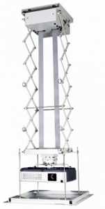 Моторизованный потолочный лифт Cinema S’OK для проектора 150см, цв. белый (SLJ1500)