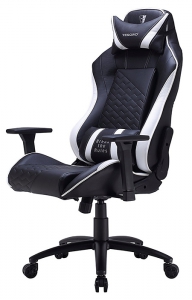 Игровое кресло Tesoro Zone Speed F700 черно/белое (TSF700BW)