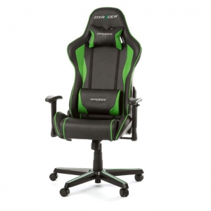 Игровое кресло DXRacer Formula чёрно-зелёное (OH/FE08/NE)