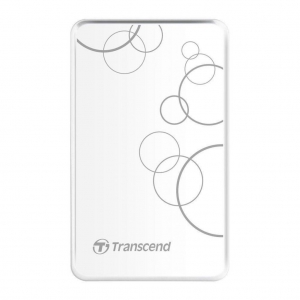 Внешний жесткий диск 1TB Transcend StoreJet 25A3W, 2.5, USB 3.0, противоударный, белый (TS1TSJ25A3W)