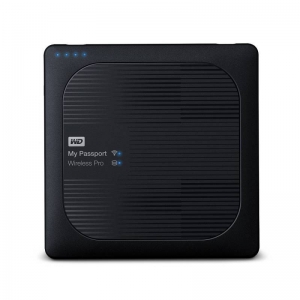 Внешний жесткий диск 2TB Seagate Western Digital WDBP2P0020BBK-RESN, My Passport Wireless 2.5, USB 3.0, WiFi, черный (WDBP2P0020BBK-RESN)