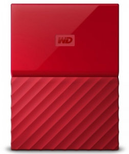 Внешний жесткий диск 3TB Seagate Western Digital WDBUAX0030BRD-EEUE, My Passport 2.5, USB 3.0, красный (WDBUAX0030BRD-EEUE)