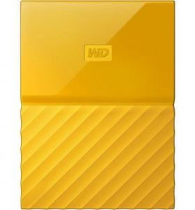 Внешний жесткий диск 4TB Seagate Western Digital WDBUAX0040BYL-EEUE, My Passport 2.5, USB 3.0, желтый (WDBUAX0040BYL-EEUE)