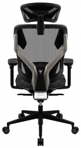 Игровое кресло ThunderX3 YAMA5 чёрное, сетка, экокожа (TX3-YAMA5B)