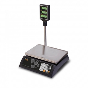 Торговые настольные весы MERTECH M-ER 327 ACP-15.2 Ceed LCD Черные (3024)