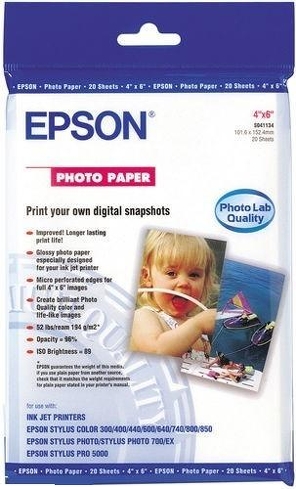 Epson Photo Paper - 20 sheets