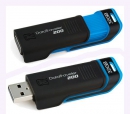 Флеш накопитель 32GB Kingston DataTraveler 200, USB 2.0, Синий/Черный (DT200/32GB)
