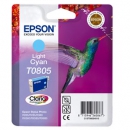 Картридж Epson T0805 (light cyan) светло-голубой Inkjet Cartridge (220 стр.) для Stylus Photo-P50, PX650, PX660, PX700, PX710, PX720 (C13T08054011)