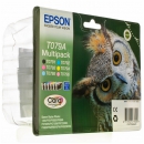 Набор картриджей Epson T079A (C/M/Y/K) цветной Multipack для Stylus Photo-1400, P50, PX650, PX660, PX700, PX710, PX720, PX730, PX800 (C13T079A4A10)