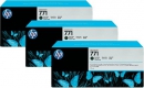 Набор картриджей HP 771 матовый черный для Designjet Z6200 (3шт/уп) (CR250A)