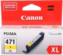 Картридж Canon CLI-471 (YXL) желтый увеличенный (710 стр.) для PIXMA-MG5740, MG6840, MG7740 (0349C001)