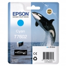 Картридж Epson T7602 (cyan) голубой Inkjet Cartridge (25,9 мл.) для SureColor SC-P600 (C13T76024010)
