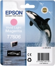 Картридж Epson T7606 (light magenta) светло-пурпурный Inkjet Cartridge (25,9 мл.) для SureColor SC-P600 (C13T76064010)