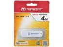Флеш накопитель 4GB Transcend JetFlash 370, USB 2.0, Белый (TS4GJF370)