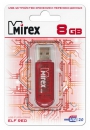 Флеш накопитель 8GB Mirex Elf, USB 2.0, Красный (13600-FMURDE08)