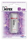 Флеш накопитель 8GB Mirex Knight, USB 2.0, Белый (13600-FMUKWH08)