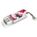 Флеш накопитель 8GB Verbatim Mini Graffiti Edition, USB 2.0, Красный (98165)