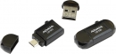 Флеш накопитель 16GB A-DATA DashDrive UD320 OTG, USB 2.0/MicroUSB, Черный (AUD320-16G-RBK)