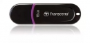 Флеш накопитель 16GB Transcend JetFlash 300, USB 2.0, Черный/Лиловый (TS16GJF300)