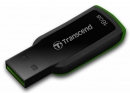 Флеш накопитель 16GB Transcend JetFlash 360, USB 2.0, Черный/Зеленый (TS16GJF360)