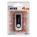 Флеш накопитель Mirex Swivel, USB 2.0, 4GB черный. (13600-FMURUS04)