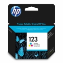 Картридж HP 123 Tri-colour  Ink Cartridge цветной (F6V16AE)