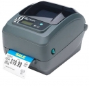 Термотрансферный принтер штрих-кода (этикеток) Zebra GX420t, 203 dpi, RS232, USB, LPT, LCD, WiFi, темно-серый (GX42-102720-000)