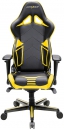 Игровое кресло DXRacer Racing чёрно-желтое (OH/RV131/NY)