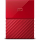 Внешний жесткий диск 1TB Seagate Western Digital WDBBEX0010BRD-EEUE, My Passport 2.5, USB 3.0, красный (WDBBEX0010BRD-EEUE)