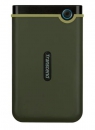 Внешний жесткий диск 2TB Transcend StoreJet 25M3G, 2.5, USB 3.1, резиновый, милитари зеленый (TS2TSJ25M3G)