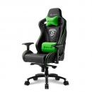 Игровое кресло Sharkoon Shark Skiller SGS4 чёрно-зелёное (SKILLER SGS4 BK/GN)