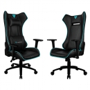 Игровое кресло ThunderX3 UC5 HEX черное, экокожа, 7-цветная подсветка (TX3UC5BH)