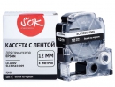 Кассета с лентой SOK by Sakura Printing C53S654008 (LK-4BWV) для Epson  LW300/LW400/LW700/LW600P/LW1000P/K400/Z700/Z800, белый на черном, 12мм/8м, яр